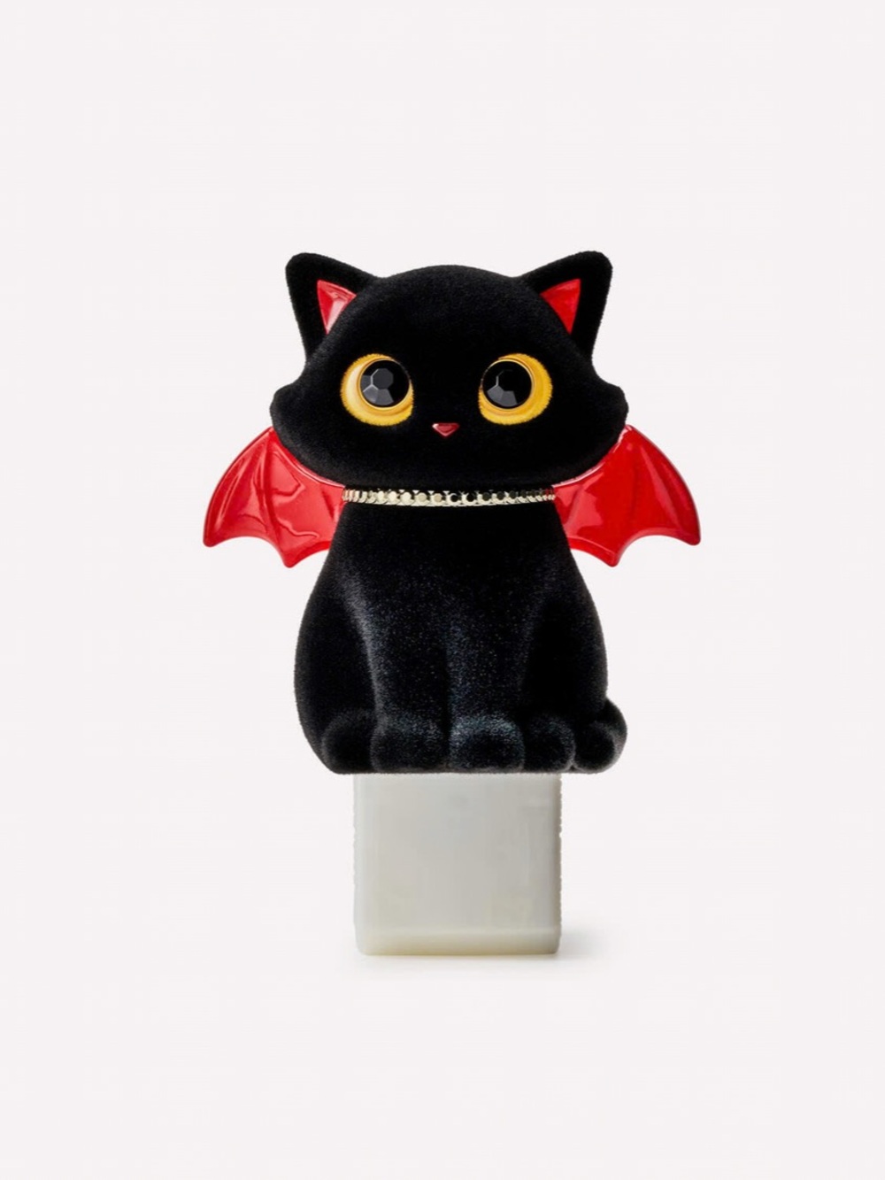 “New”Bath & Body Works Black Witchy Cat Wallflower Scent Control Nightlight